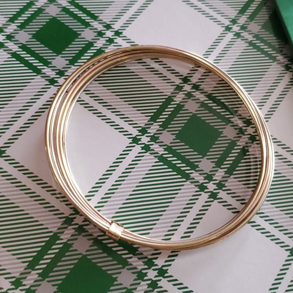 Laminated Gold Bracelet